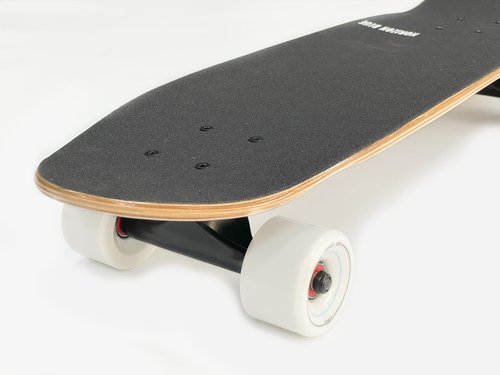 HORIZON BLUE Dinghy Classic Cruiser Skateboard Complete - 28.5" Lightweight Commuter/Soft 63mm Wheels & Maple Deck(Blue Panther)