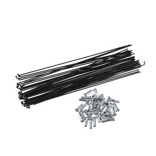 ACROPIX 40 Pcs Bicycle Steel Spokes 14G Bike Spoke 230mm Length with Nipples for Most Bicycle Car Parts
