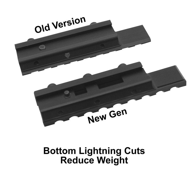 UTG MNT-PMTOWL-A New Gen Dovetail to Picatinny/Weaver Adaptor Mount, One Size Black