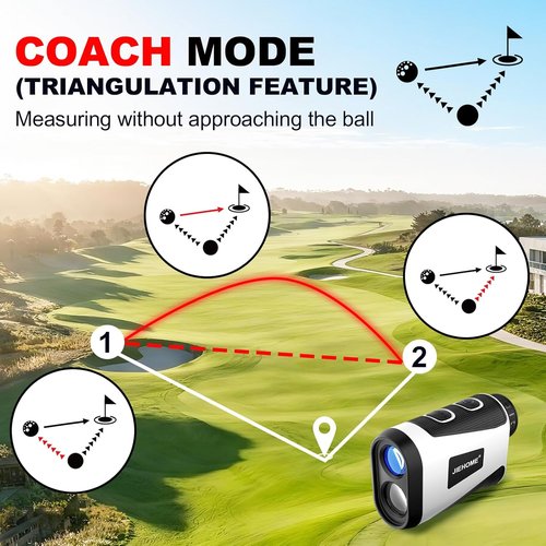 Golf Rangefinder - Skiennix 1200 Yards with Slope & Magnet | 7 Modes, 7X Magnification, Rechargeable