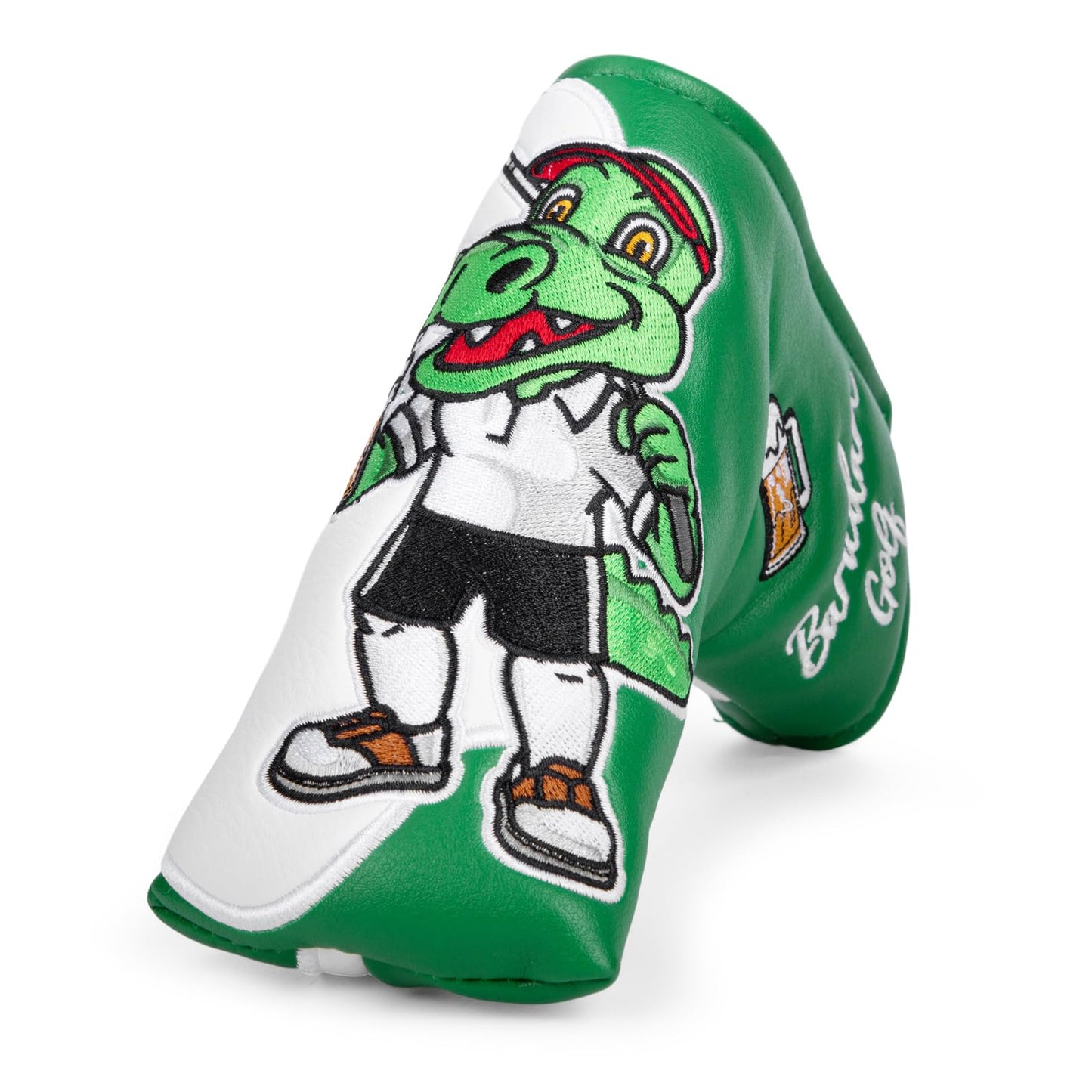 Putter Cover Headcover Magnetic Golf Putter Head Cover Green Shamrock Embroidery fits for Scotty Cameron Odyssey Taylormade Blade Putters