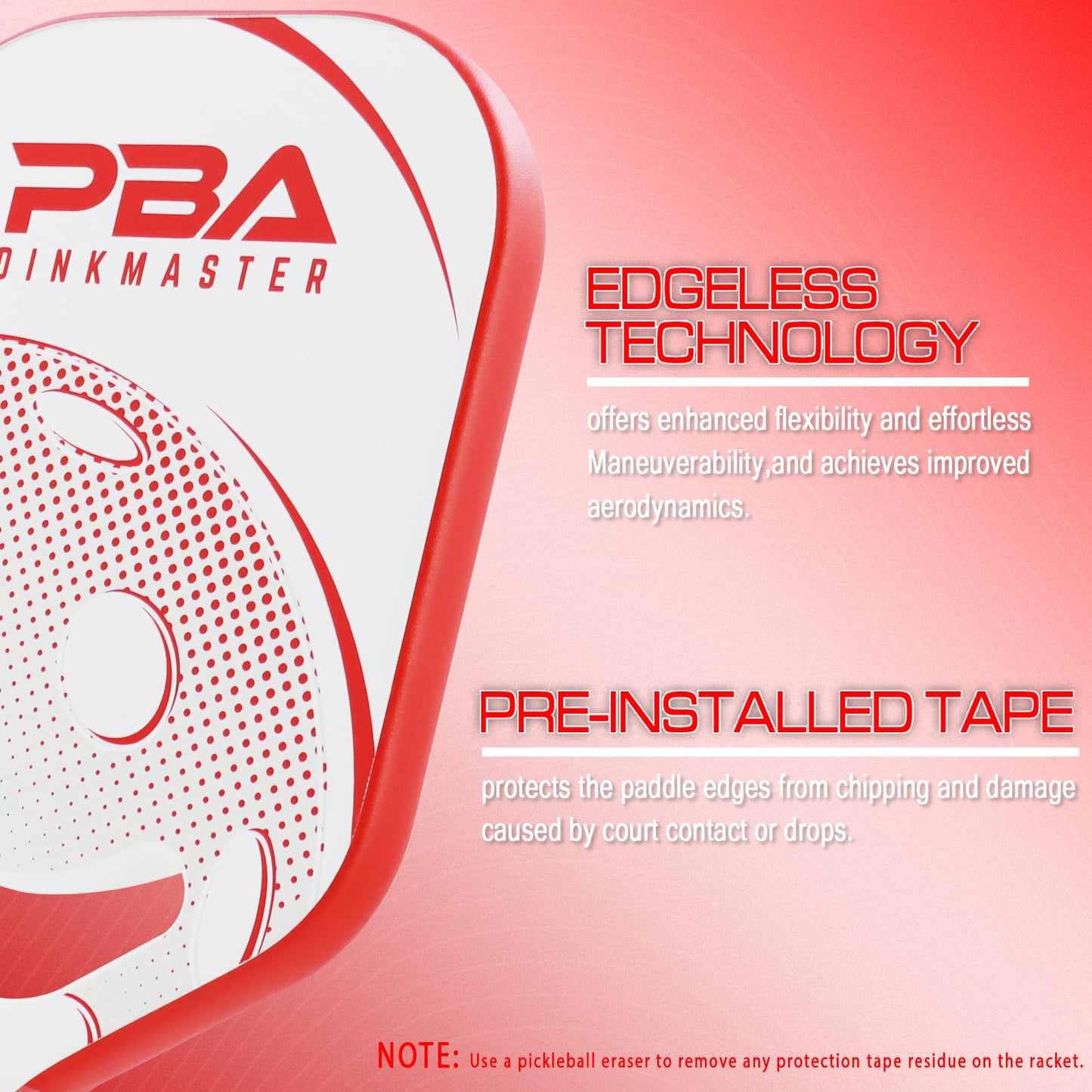 Carbon Fiber Pickleball Paddle - Aerodynamic Throat - T700 Carbon - Extra Spin Tech - Thermoformed Power and Control - 20mm Edgeless Design Racket Come with Paddle Cover