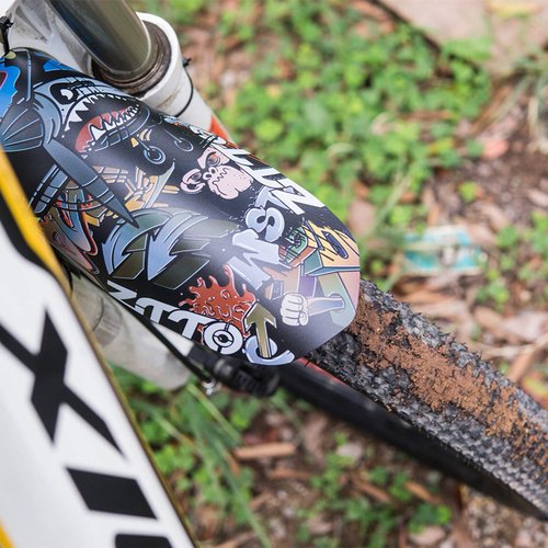 Farbetter Bike Fender, MTB Mud Guard Front and Rear Compatible Bicycle Mud Guard Set Downhill Mountain Bike Mudguard Fits 26, 27.5, 27.5+, 29 Inch Bicycle (Blue)