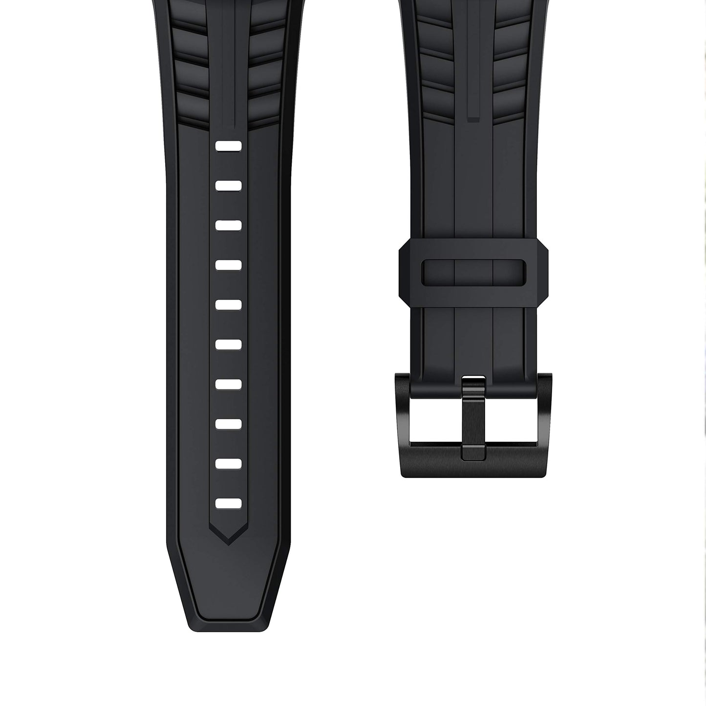 GELISHI Compatible for Fitbit Versa 3/Fitbit Sense Bands with Case, TPU Sport Band Rugged Shockproof Protective Case Wristband for Men Women - Black