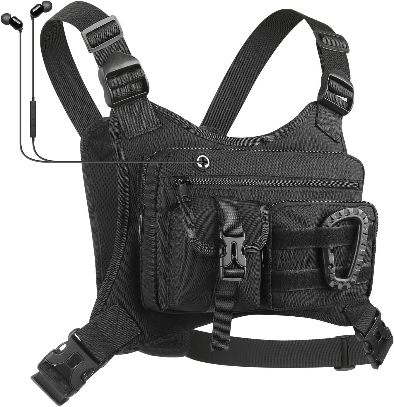 Skiennix Chest Bag - Lightweight Utility Running Pack with Phone Holder for Sports & Workouts