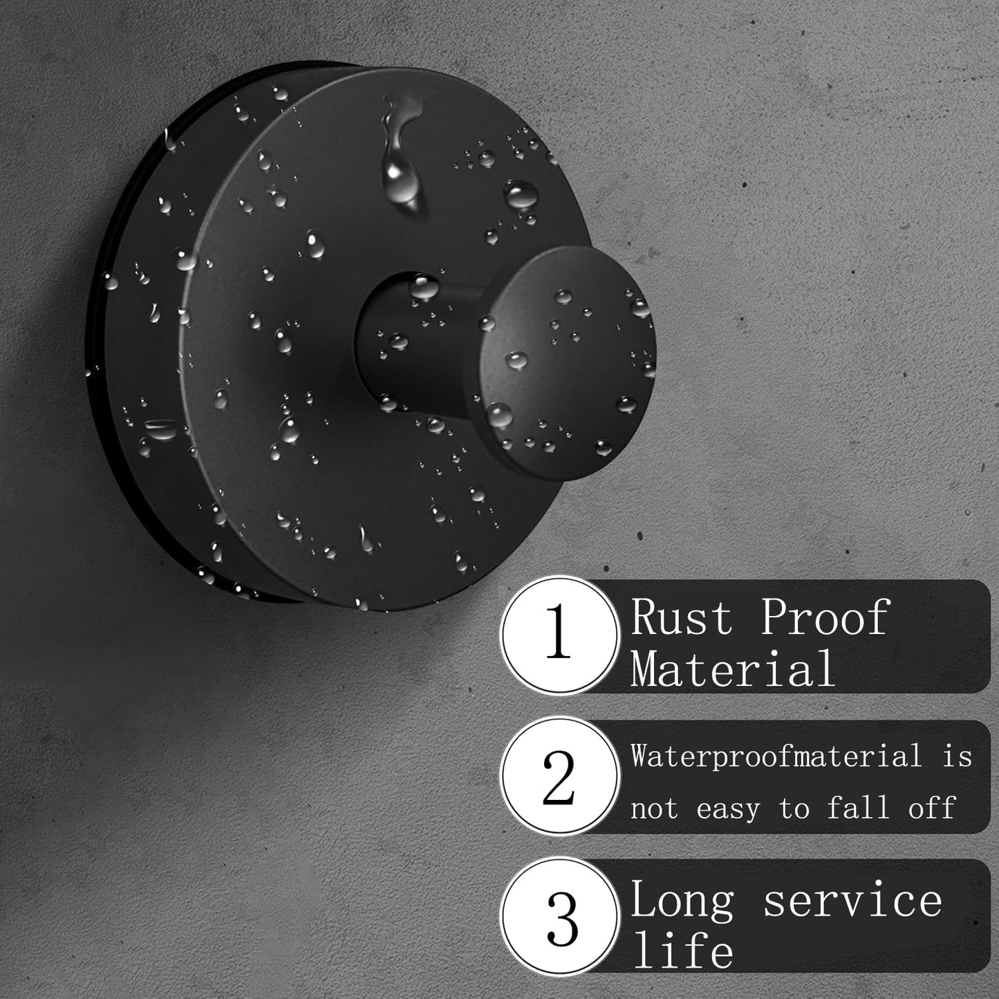 Luxe No-Drill Hooks, Suction Cup Hooks for Wreaths on Glass, 2025 New No Drill Suction Cup Hook for Shower Hanging Towels, Wreath Hanger Holder for Glass Door Bathroom Mirrors (Silver)