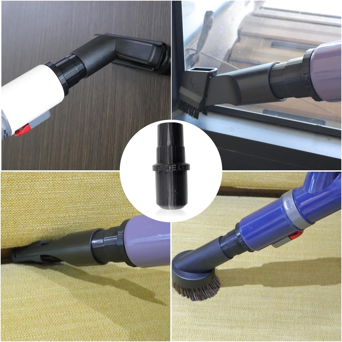 For Shark Vacuum Hose Adapter Kit Compatible with Shark Navigator Lift Away NV360 NV350 NV351 Rotator NV500 HV300 HV301 HV302 HV370 HV371 HV372 - Vacuum Attachment Adapter