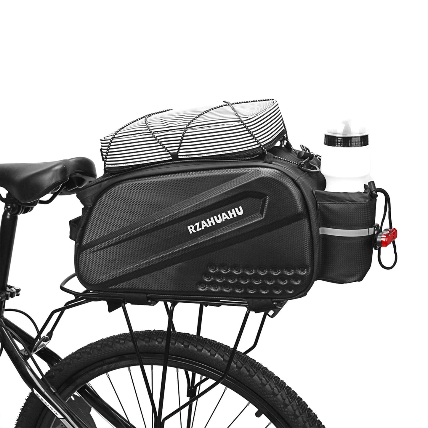 Lixada Waterproof Cycling Rear Seat Rack Bag - 10L Trunk Cargo Pack for Road MTB Bikes - Carrier Pannier Handbag