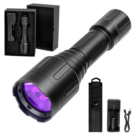 FUNANASUN Rechargeable Blood Tracking Flashlight - 2000 Lumens High Definition Flashlight, Lightweight & Durable for Night Hunting Deer, Essential Hunter Gear