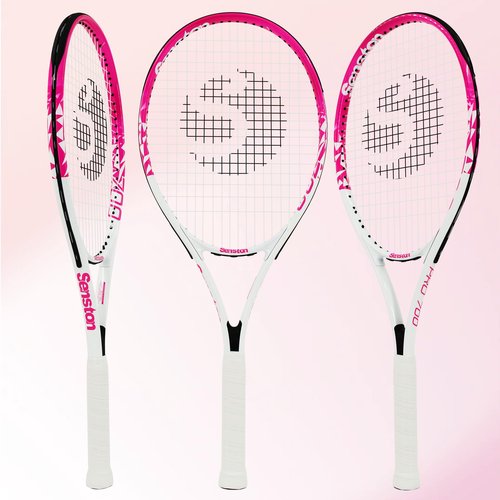 Senston 27 inch Tennis Racket for Adults 1 Pack Tennis Racket Set Tennis Overgrip, Vibration Damper