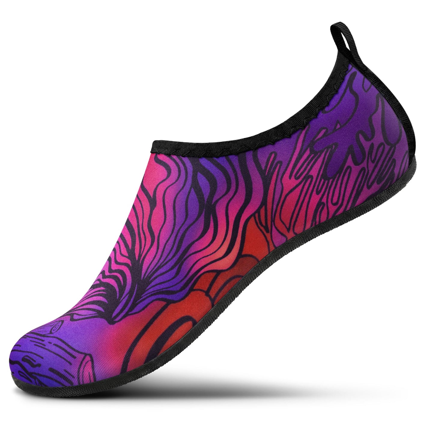 SEEKWAY Water Shoes Barefoot Aqua Socks Quick-Dry Non Slip Shoes for Beach Swim Pool River Boating Surf Women Men Bird SK002(U)