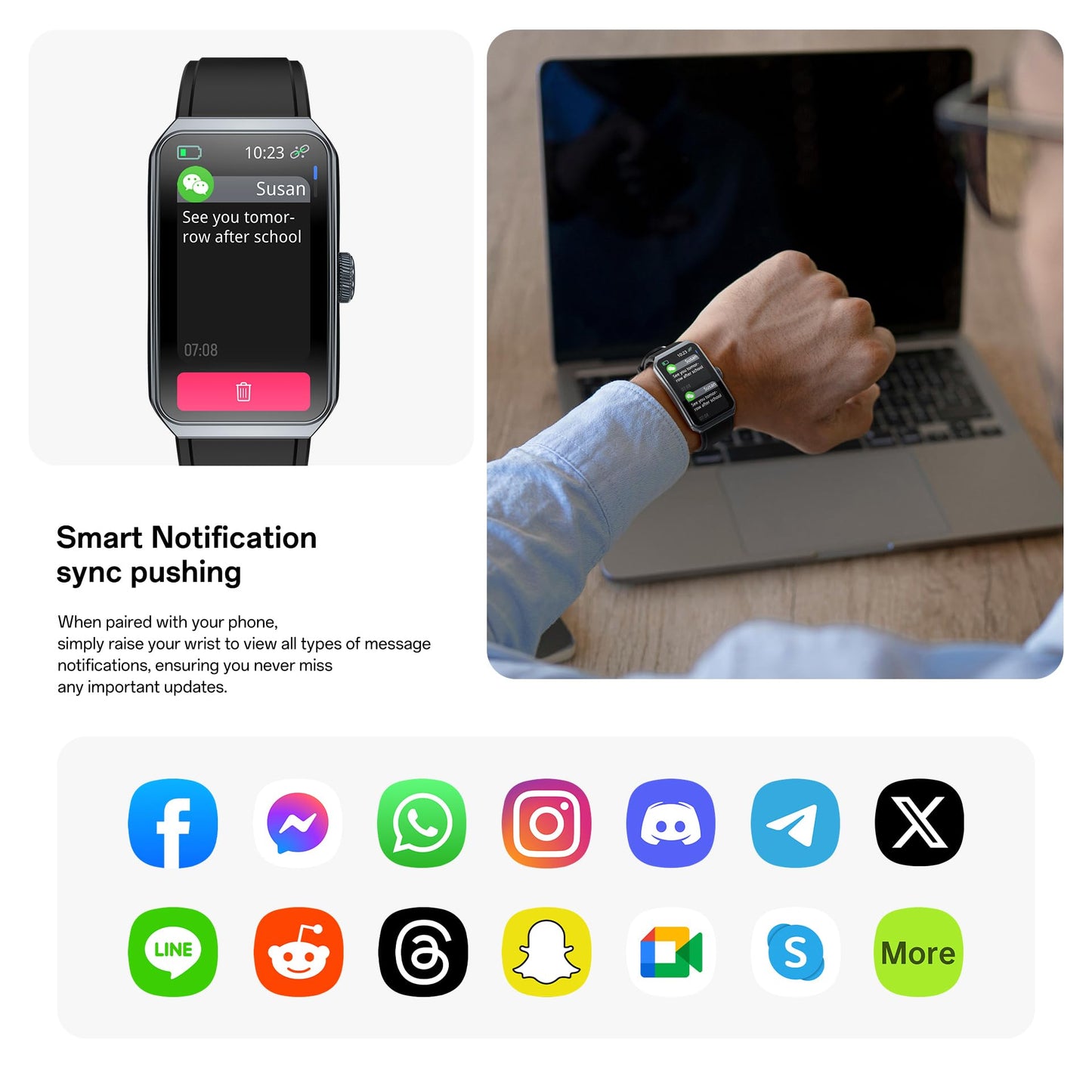 PUTEKER Fitness Tracker, Fitness Watches for Women and Men, 1.47'' Screen Smartwatch, Fitness Tracker Watch Blood Oxygen, 24/7 Heart Rate & Sleep Monitor, IP68 Smartwatch, Step Calorie Counter Watch