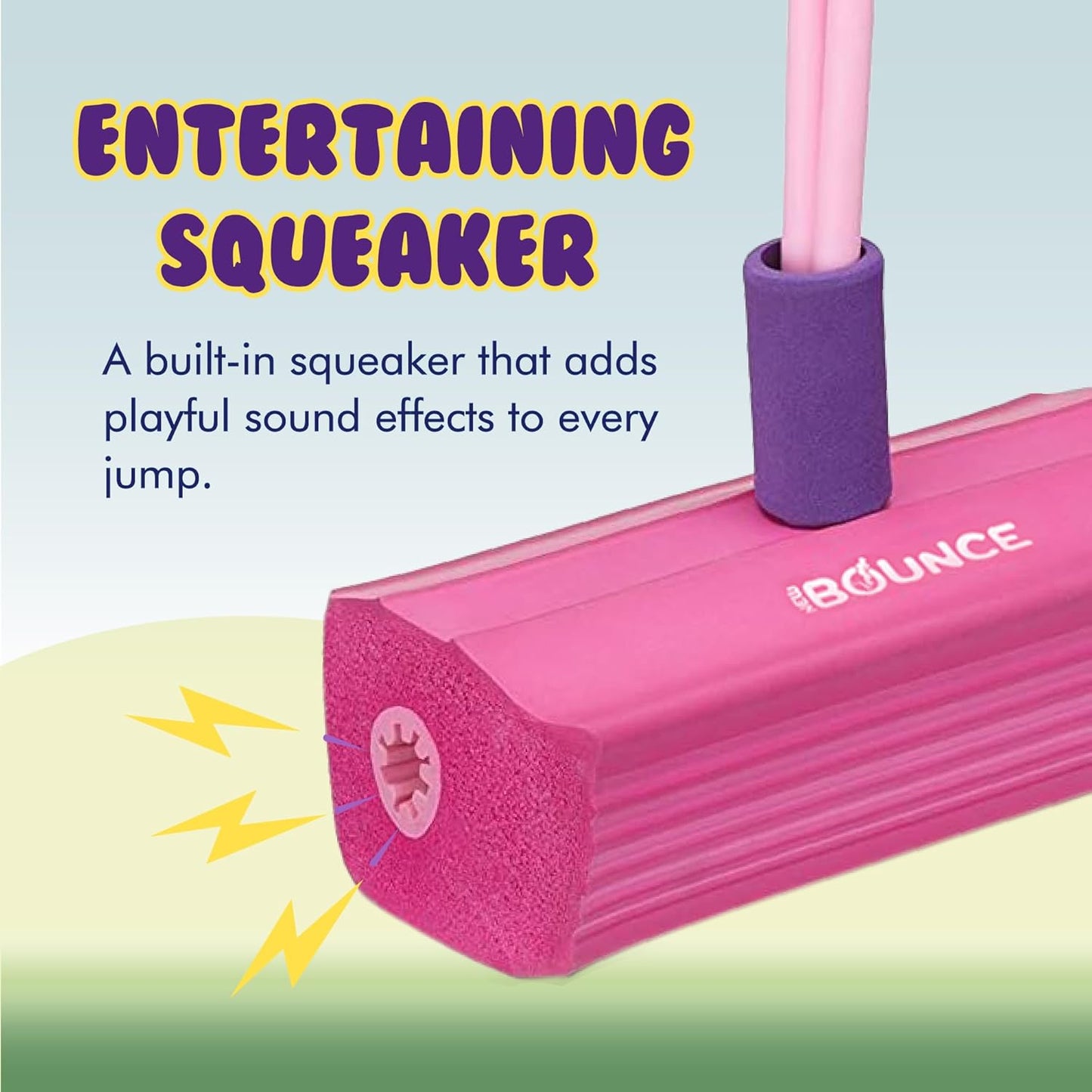 Bounce Pogo Stick for Toddlers | Foam Jumper for Ages 3-8 | Fun Outdoor Jumping Toy - Perfect Birthday Gift