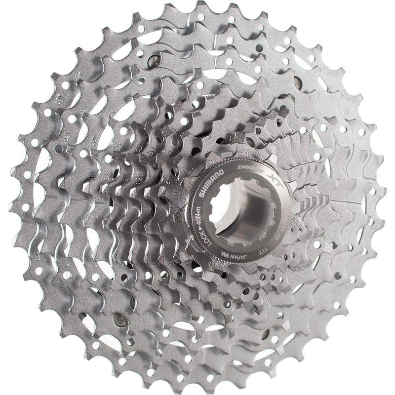 Shimano XT CS-M771 Bicycle Cassette (10-Speed, 11/32T, Silver)