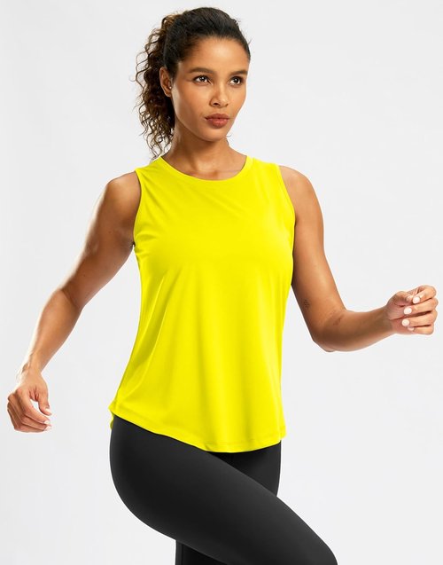 G Gradual Workout Tank Top - Women's Sleeveless Athletic Yoga Shirt | Quick-Dry High Neck for Running & Tennis