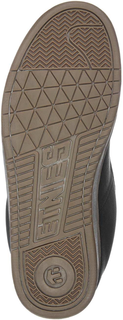 Etnies Kingpin - Classic Skate Heritage Fashion Style with on-Trend Puffy Look, Reinforced Cupsole - Black/Dark Grey/Gum - 8.5
