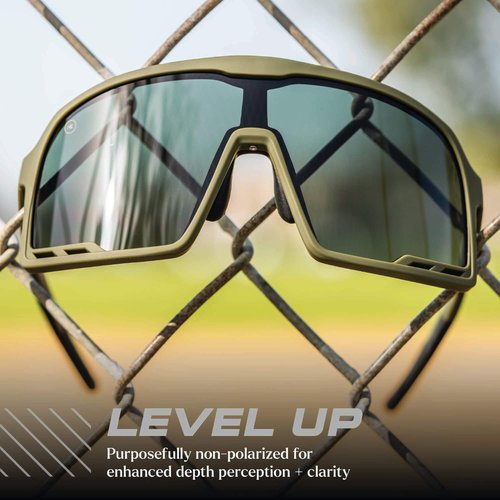 Knockaround Campeones Sport Sunglasses for Men & Women - Shield Sunglasses - UV400 Protection - Baseball, Cycling & Running