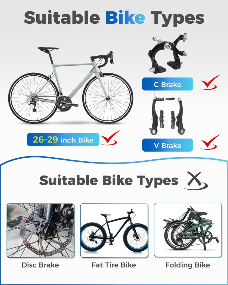 Fitense Rear Bike Rack with Basket- Bicycle Cargo Rack with Waterproof Cover, Liner and Cargo Net, Bike Storage Basket for Double - Rod axle Bikes for 26" - 29" and 700c Bikes