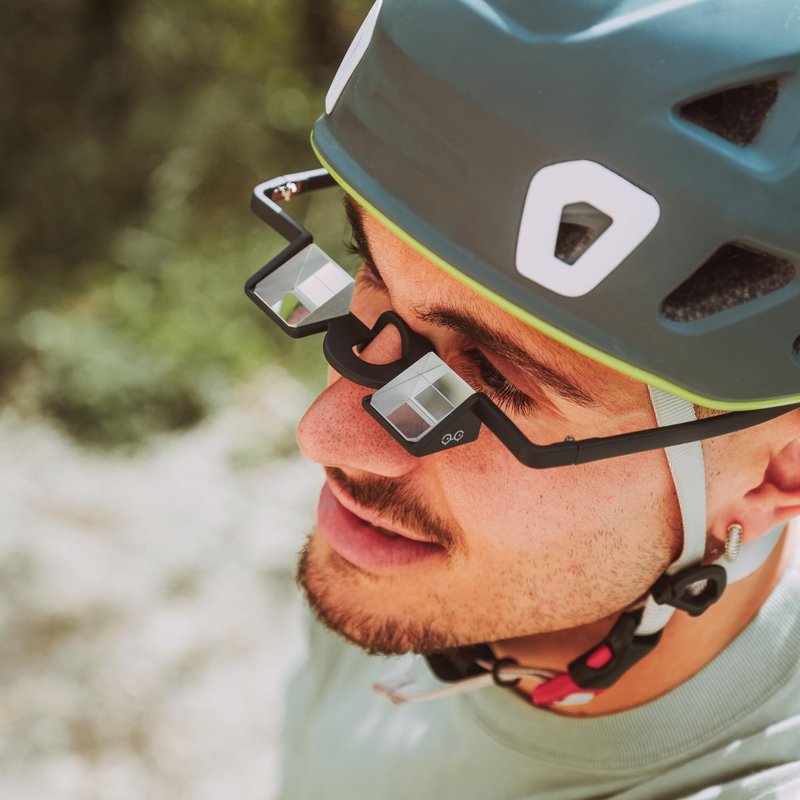 YY Vertical - Plasfun First Belay Glasses Sturdy and Comfortable Belay/Prism Glasses for Rock Climbing Dark blue