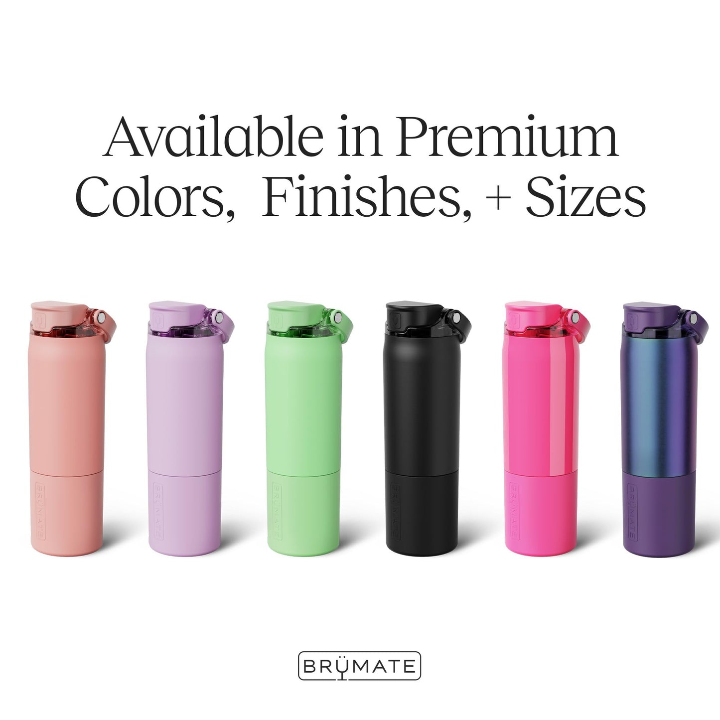 BrüMate Rise 35oz Water Bottle With 100% Leakproof Covered Silicone Straw | Insulated Stainless Steel Water Bottle With Removable Straw | Fast Flow | Soft Sip Silicone Spout | BPA-Free (Dune)
