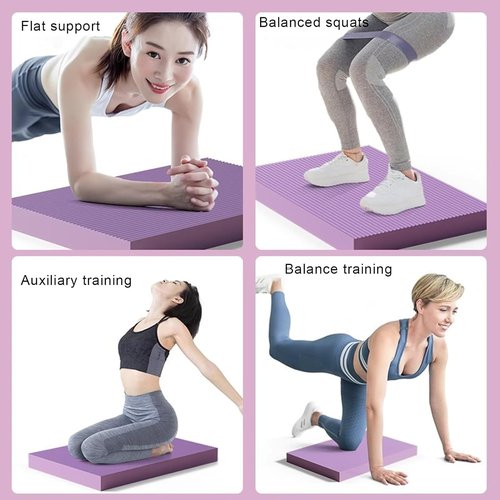 Extra Large Foam Balance Pad - Non-Slip Yoga Mat for Strength Training & Physical Therapy