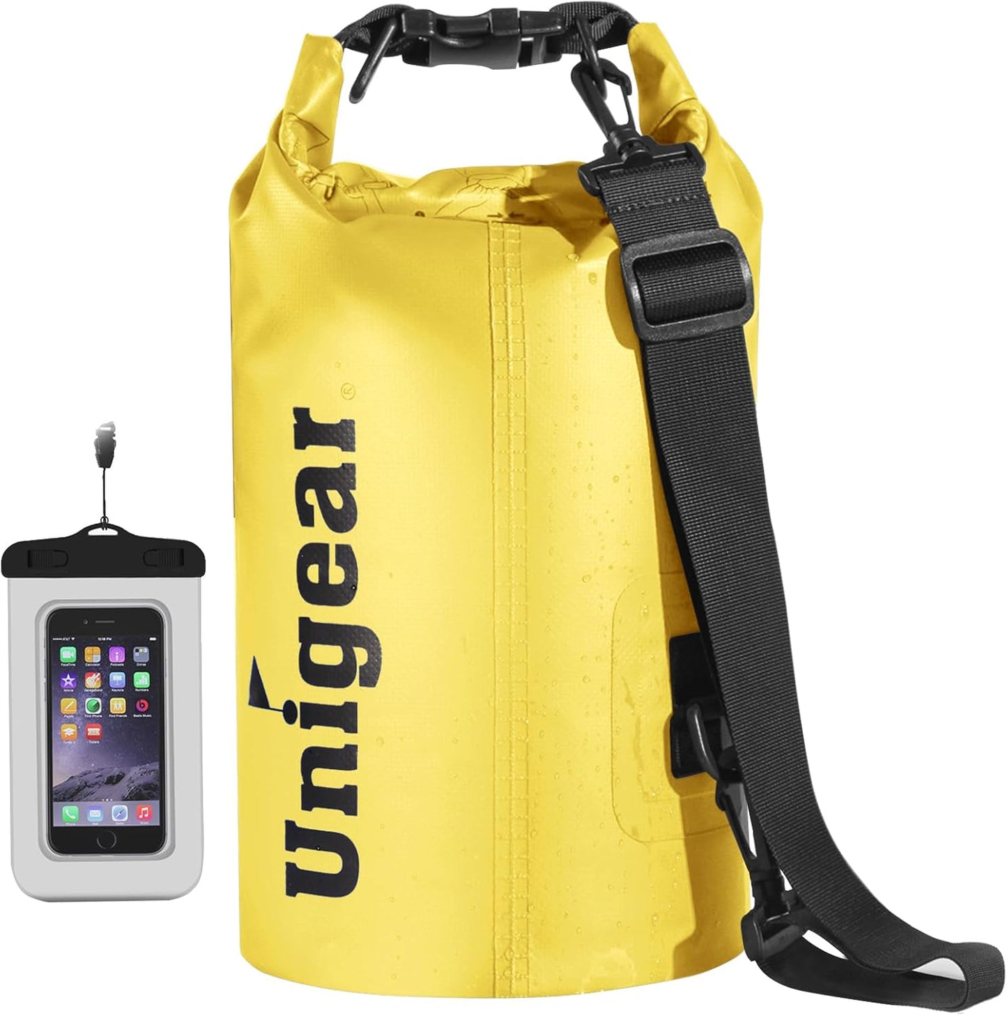 Unigear Waterproof Dry Bag - Lightweight Floating Design for Kayaking, Boating, Fishing | 2L-40L Sizes