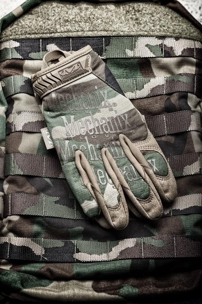 Mechanix Wear - Original Tactical Gloves | Woodland Camo Design, XX-Large Size