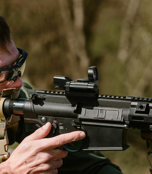 Feyachi Reflex Sight - 4 Reticle Red & Green Dot Sight Optics with Red Laser Sight Less Than 5mW Output for Picatinny Rails