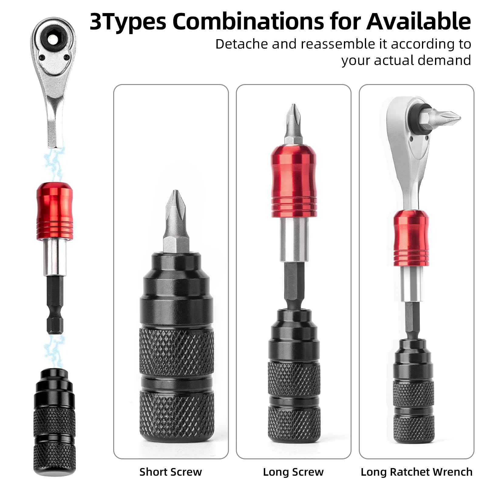ROCKBROS 1/4-Inch Ratchet Socket Wrench Set, 2.5-8mm Allen Hex Wrench for Bike Maintenance Including Allen&Torx Sockets Set for Road and Mountain Bikes