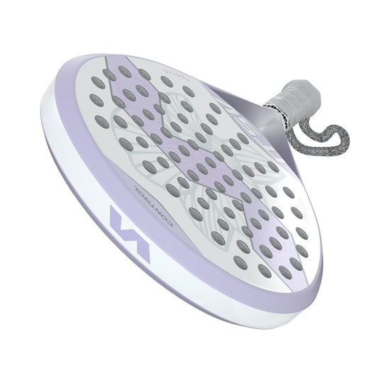 Varlion Padel Racket LW Hexagon 8.8 Orquidea – Professional Paddle Racket for Enhanced Control Aerodynamic Frame Soft EVA Core Sleek Design
