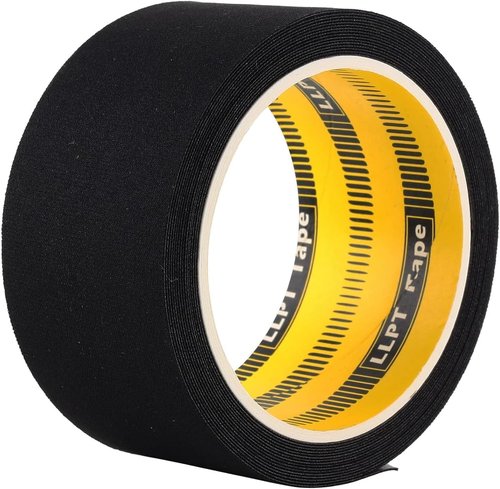 LLPT Wetsuit Repair Tape - Waterproof Iron-On Seam Sealing Patch | 2” x 16.5 Ft, Black