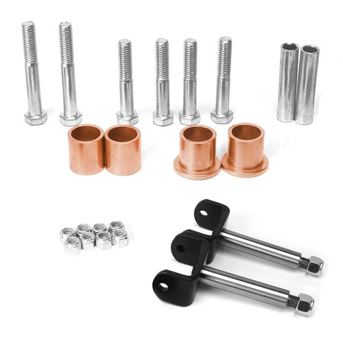 10L0L Deluxe Golf Cart Front King Pin Repair Kit for Club Car DS Gas & Electric Models 1993-UP Kingpin Spindle Bushing Kits