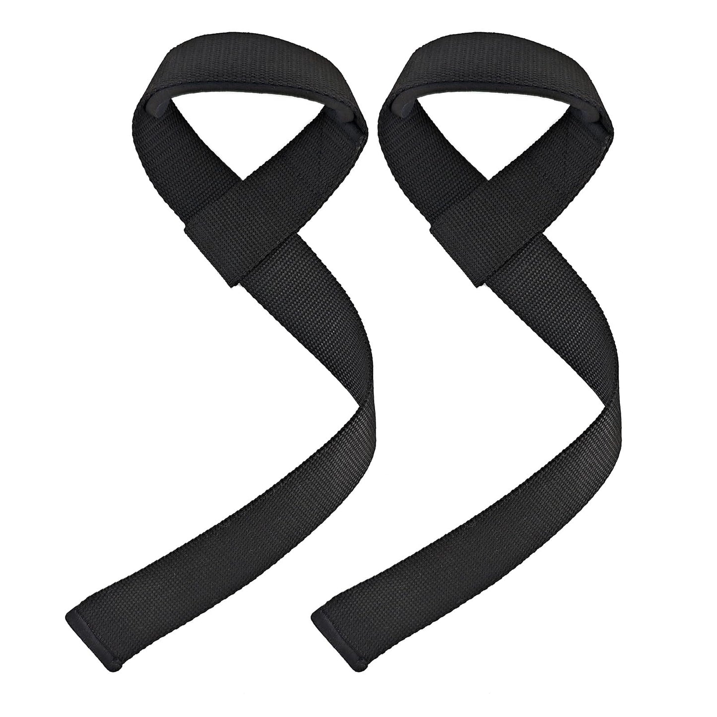 Padded Lifting Straps with Supportive Wrist Pads - 21.5" Long, 1.5" Wide - Reinforced for Durability & Comfort During Weight Training
