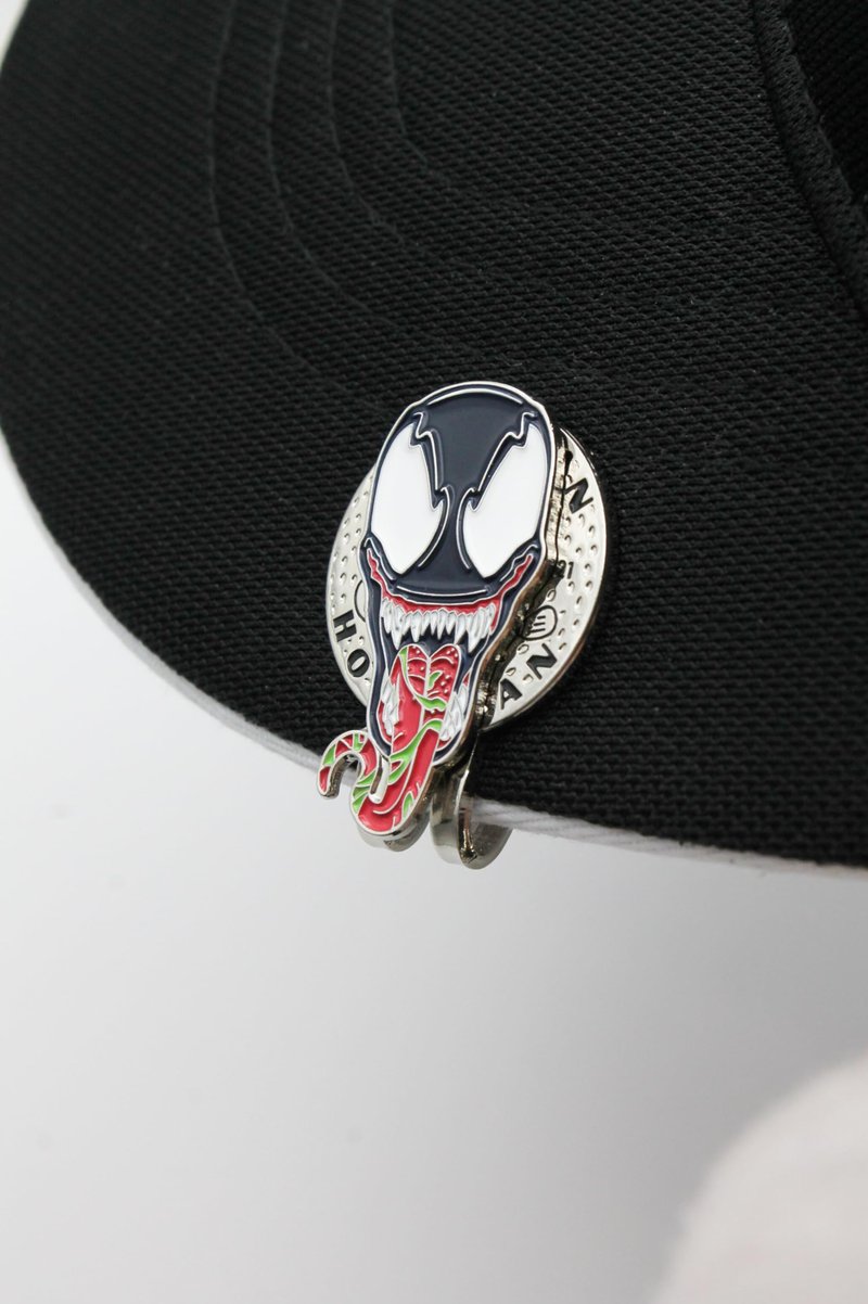 Mulligan Hooligan Golf Ball Marker + Magnetic Hat Clip, Funny and Unique Golf Gift, Premium Quality, The Perfect for Your Favorite Golfer, Golf Accessories for Any Occasions (Monster)
