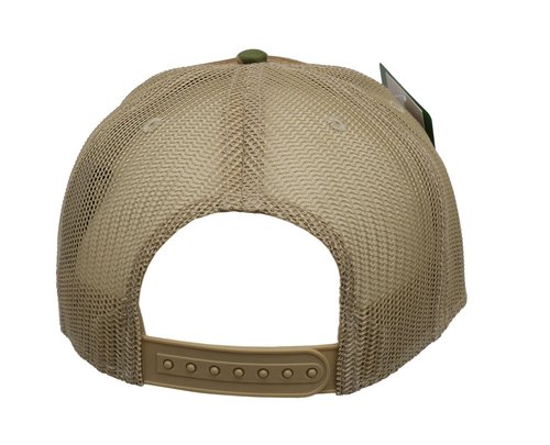 John Deere Men's Camo Deere Script Patch Hat/Cap