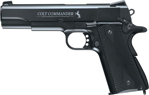 Colt Commander .177 BB Gun Air Pistol - Metal Frame Design for Realistic Shooting Experience