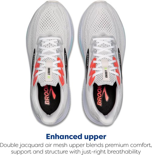 Brooks Men's Ghost 17 Running Shoes - Lightweight Comfort & Support | Available in Multiple Sizes