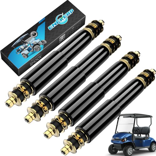 ENEKER Golf Cart Shocks, EZGO Front Shocks and EZGO Rear Shocks for Golf Cart 1994-UP EZGO TXT&Medalist Gas and Electric, Replace 70928-G01, 76418-01, 4PCS