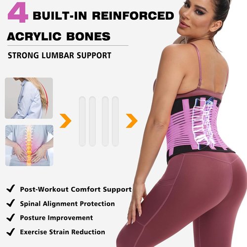 KOOCHY Waist Trainer - Adjustable Sweat Band for Tummy Control & Weight Loss | Fitness Gym Accessory