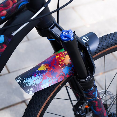 CNC Mountain Bike Fender,MTB Mud Guard,2PCS Front and Rear Bike Mudguard Fits 26", 27.5", 29" Bicycle/Road/Kids/Fat Bike Fork. (ET)