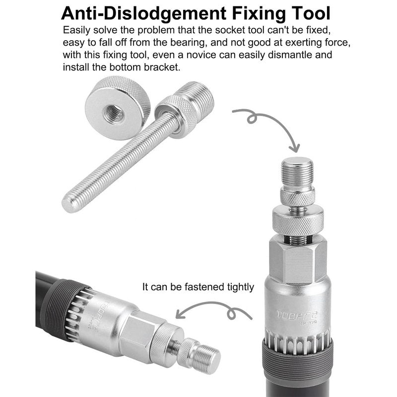 SONZUIA Bicycle Bottom Bracket Removal Tool Compatible with Shimano/ISIS Bottom Bracket Tool 20-Tooth