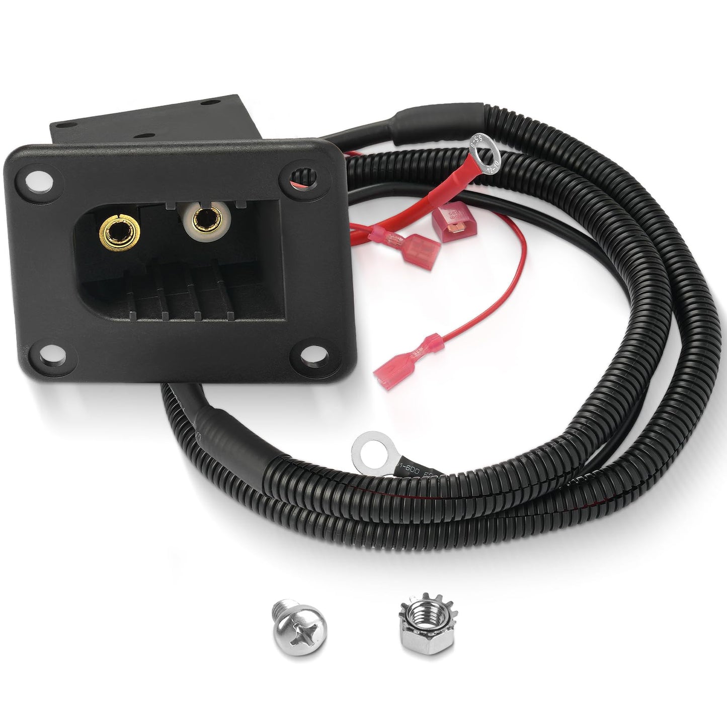 DRIVE UP EZGO Changer Receptacle, 36V Powerwise Golf Cart Charger Receptacle for EZGO TXT, Medalist, DCS, PDS Electric Golf Carts, OEM 73063-G01