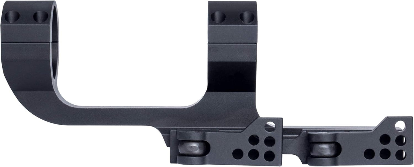Monstrum Slim Profile Cantilever Offset Picatinny Scope Mount - Quick Release Design for Easy Use