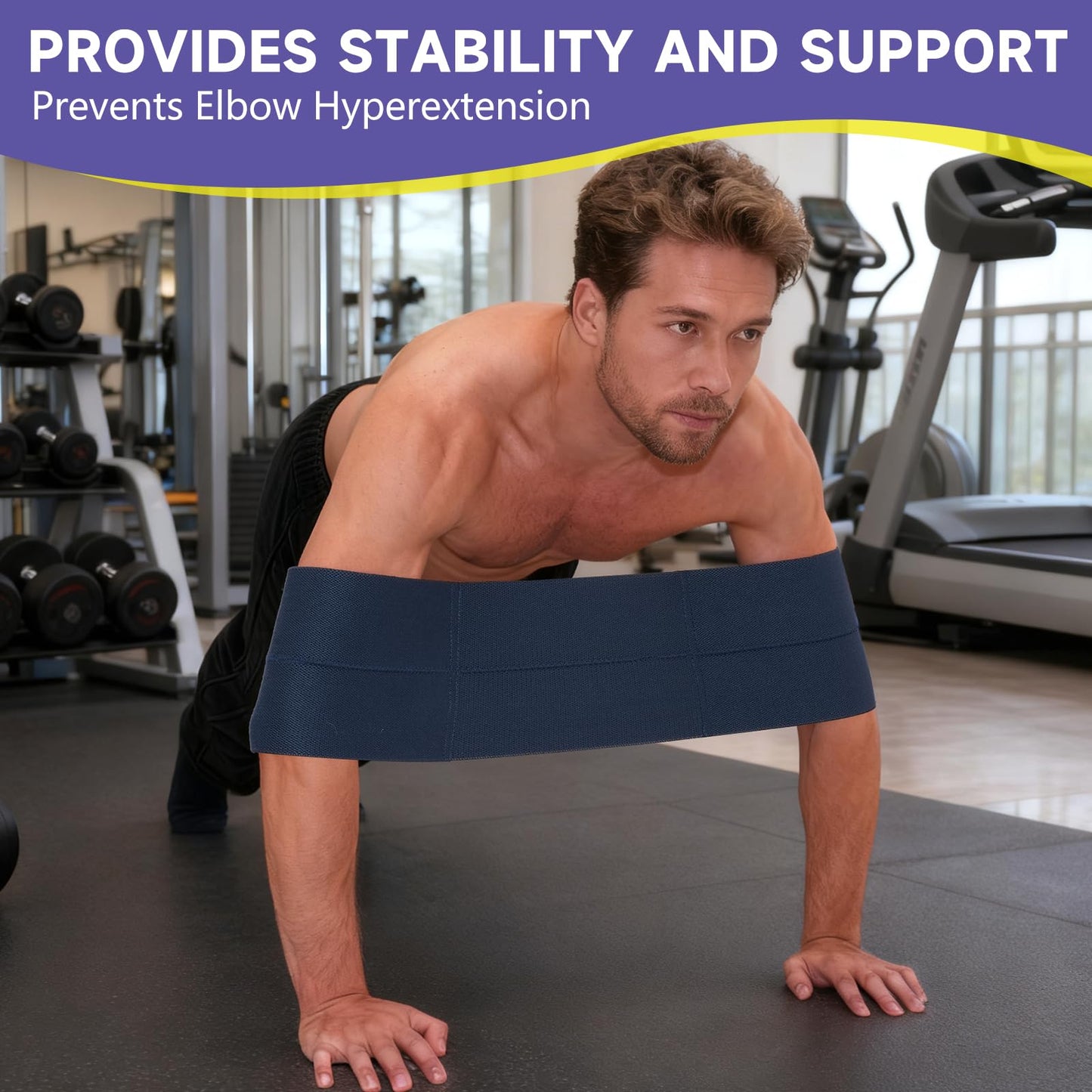 FAMJOALE Bench Press Band Sling, Power Weight Lifting Slingshot Blaster for Men and Women, Push Up Exercise Bench Gym Workout Equipment for Elbow Fitness, Chest Builder, Powerlifting, Blue