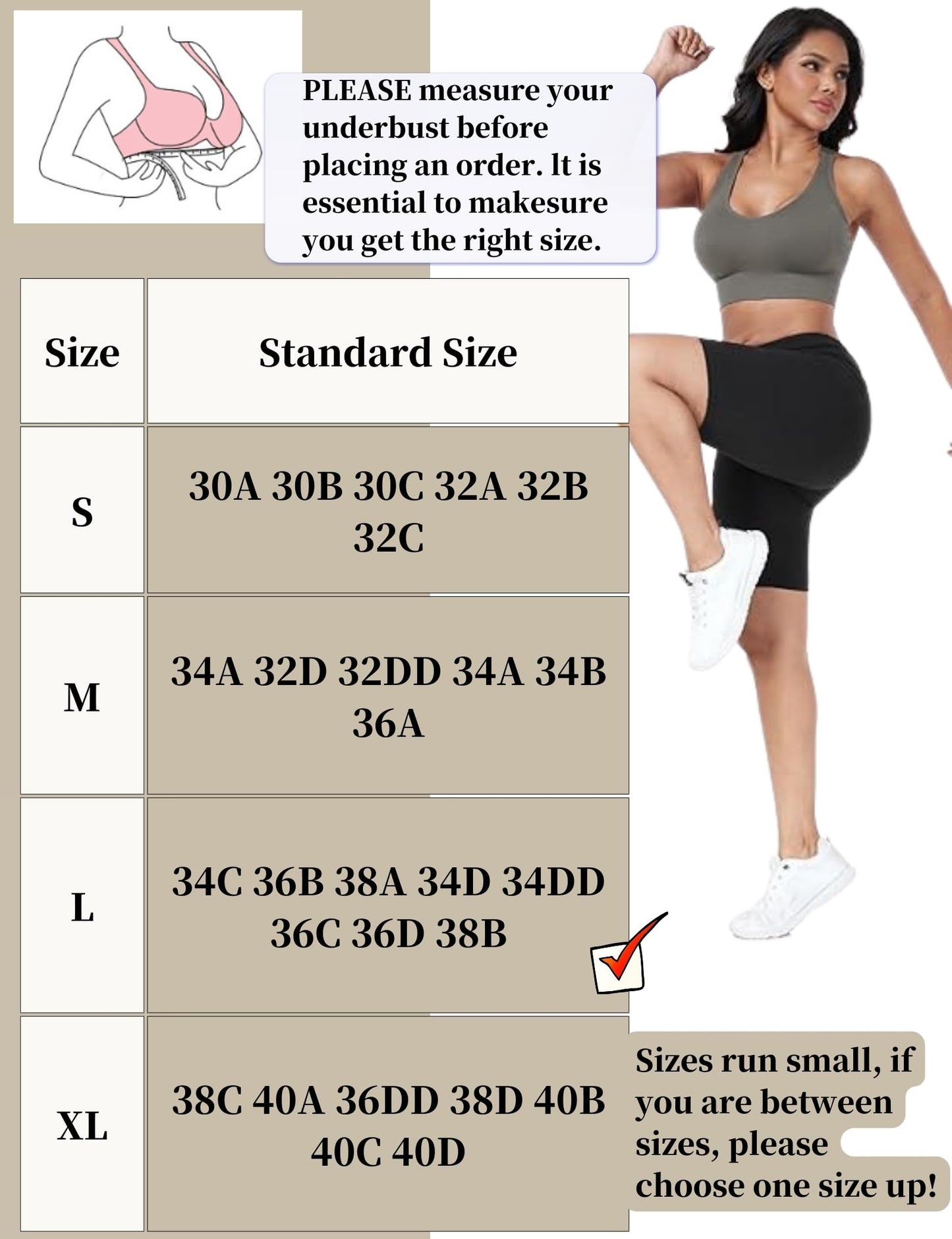 Sports Bra for Women, High Support Criss-Cross Back Padded Strappy Push up Sports Bras with Removable Cups Workout Yoga Top A-White