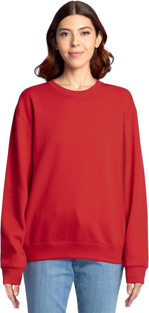Fruit of the Loom Men's Eversoft Fleece Crewneck Sweatshirts - Moisture-Wicking & Breathable, Sizes S-4X