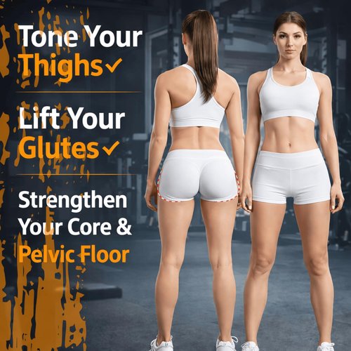 Thigh Exerciser & KEGEL Trainer,176LB Adjustable Pelvic Floor Workout Equipment,Inner Thigh Toner for Women & Men,Home Fitness for Living Room,Bedroom OR Office
