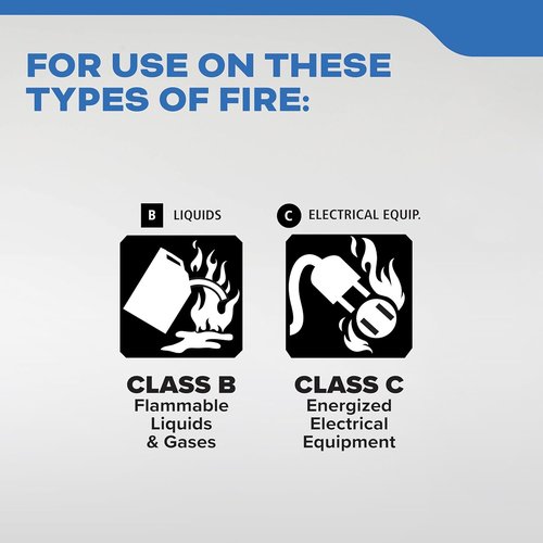 Kidde Fire Extinguisher - Marine Safety Device for Boats | Single-Use 5BC Size