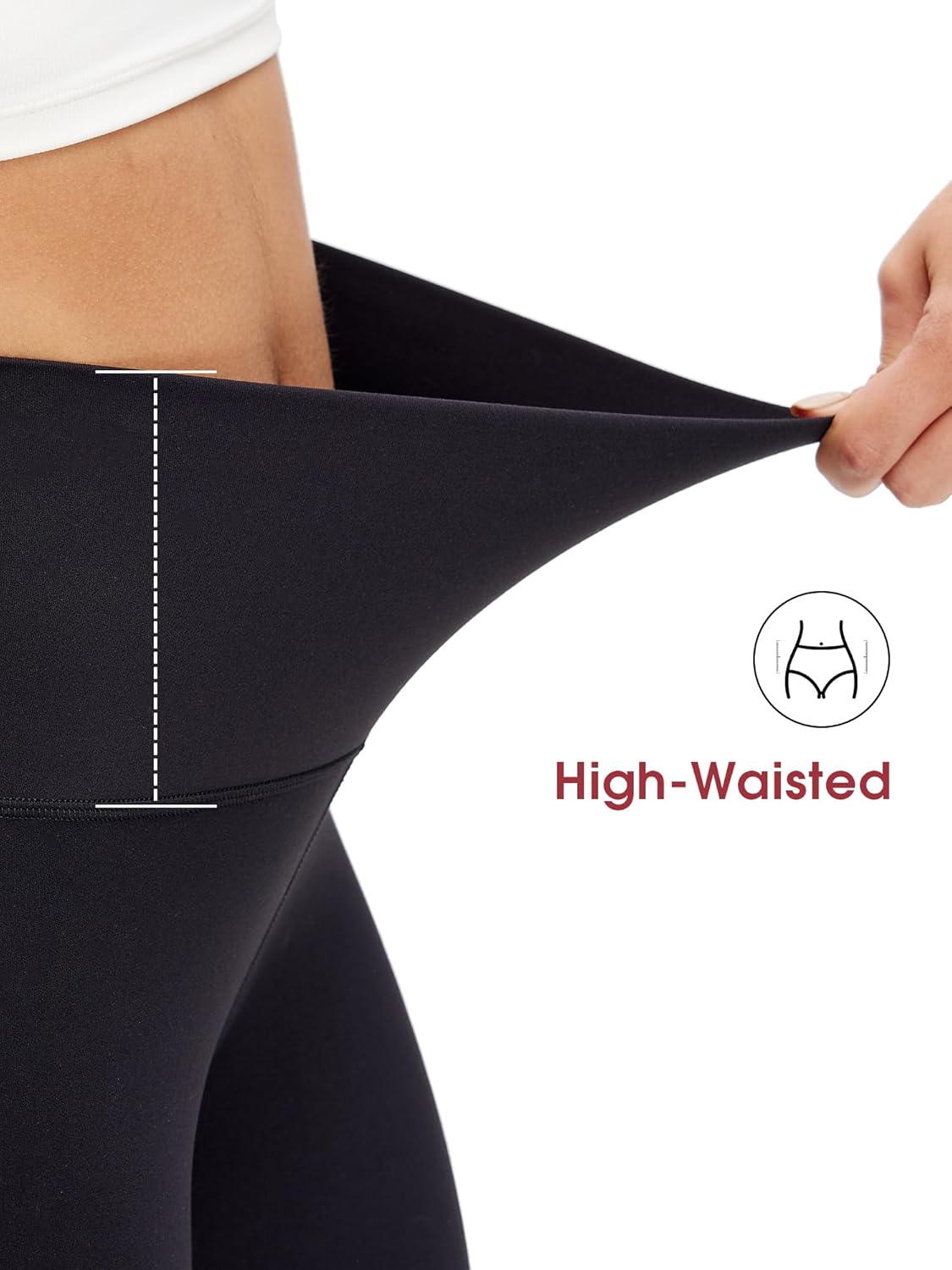 NANJI High Waisted Leggings - Buttery Soft, Squat Proof Yoga Pants for Women | Perfect for Workouts & Casual Wear