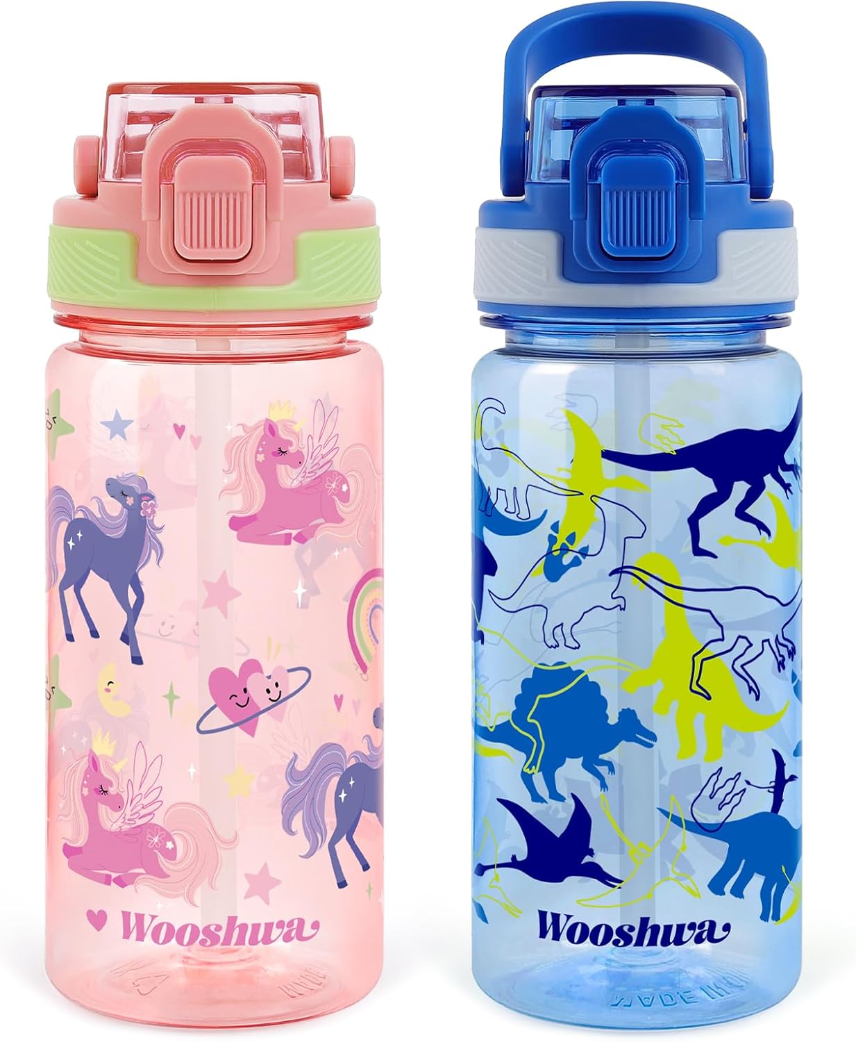 Skiennix BPA-Free Water Bottle - Durable Sports Drink Container with Straw & Handle | Personalized Design